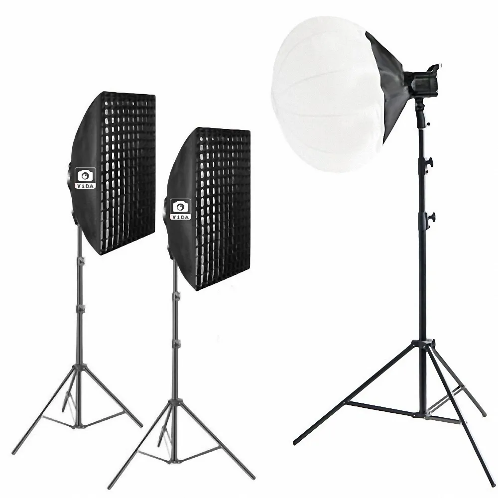 YIDA LED高顯色補光三燈組(攝影燈 補光燈 直播燈 LED攝影燈)