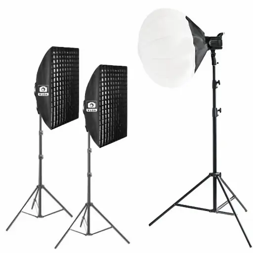 YIDA LED高顯色補光三燈組(攝影燈 補光燈 直播燈 LED攝影燈)